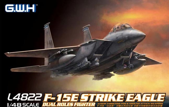 L4822  авиация  F-15E Strike Eagle Dual Roles Fighter  (1:48)
