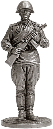 WW2-47  миниатюра  Гвардии красноармеец с ППШ, 1943-45гг.  СССР