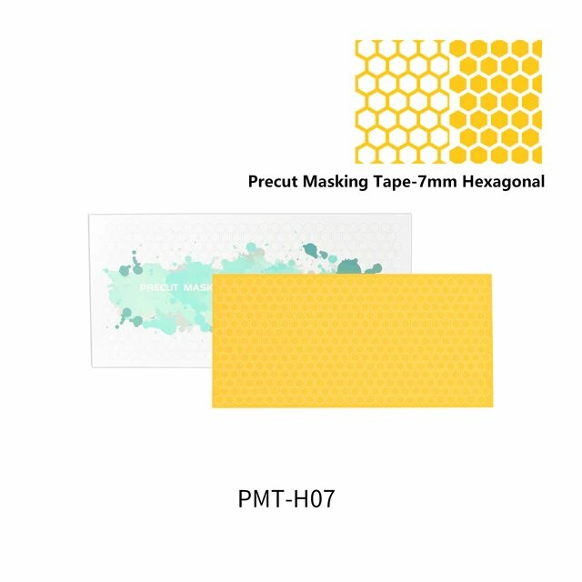 PMT-H07  инструменты для работы с краской  Маскировочная лента, шестиугольник 7 мм