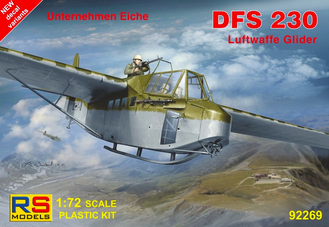 92269  авиация  DFS 230 Luftwaffe Glider  (1:72)