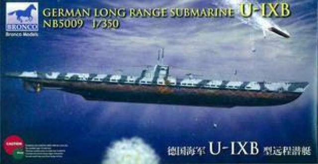 NB5009  флот  German Long Range Submarine Type U-IXB (1:350)