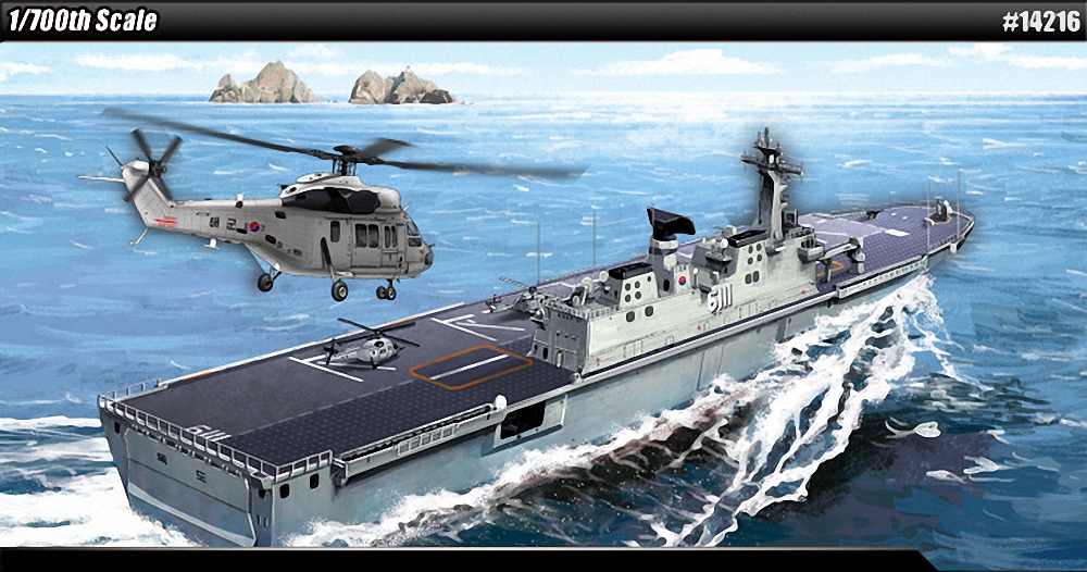 14216  флот  ROK Navy Dokdo (LPH 6111)  (1:700)