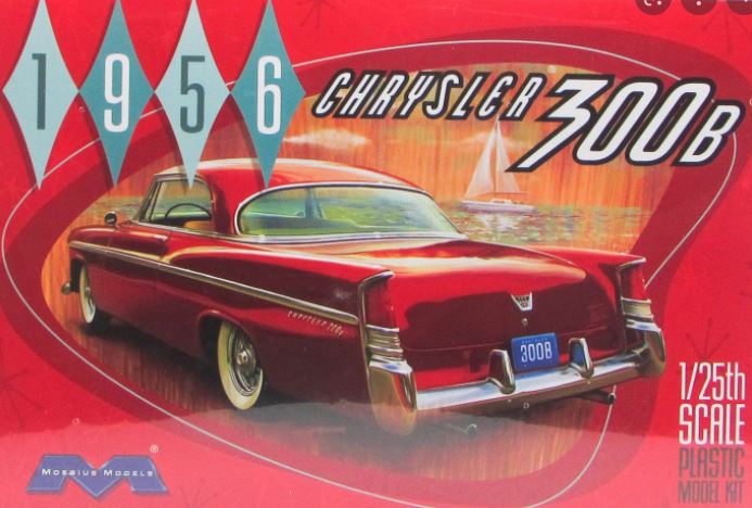 1207  автомобили и мотоциклы  1956 Chrysler 300B Stock Version  (1:25)