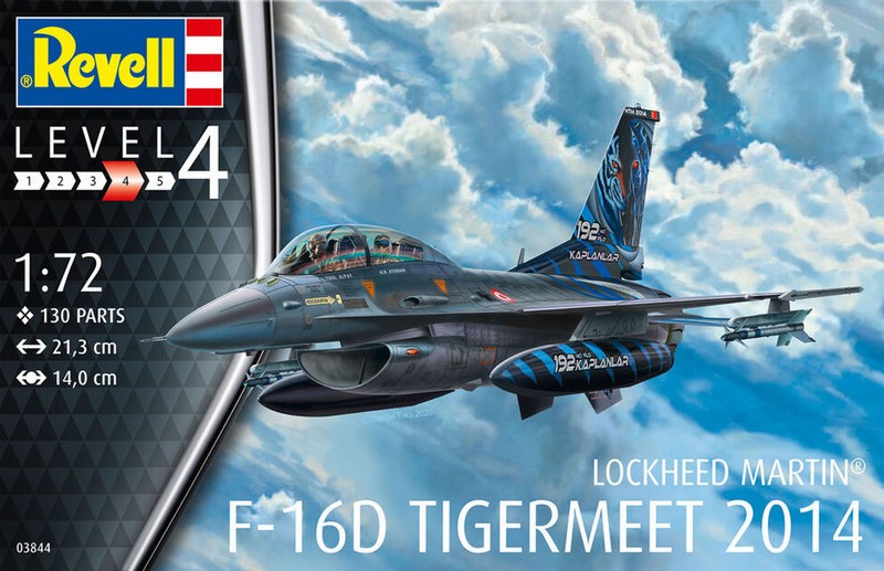 03844  авиация  Lockheed Martin F-16D Tigermeet 2014  (1:72)