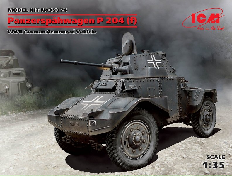 35374  техника и вооружение  German Armored Vehicle Panzerspähwagen P 204 (f)  (1:35)