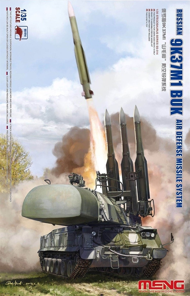 SS-014  техника и вооружение  Russian 9K37M1 BUK Air defense missile system SAM  (1:35)