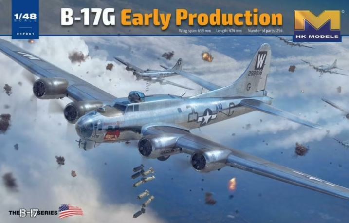 01F001  авиация  B-17G Early Production  (1:48)