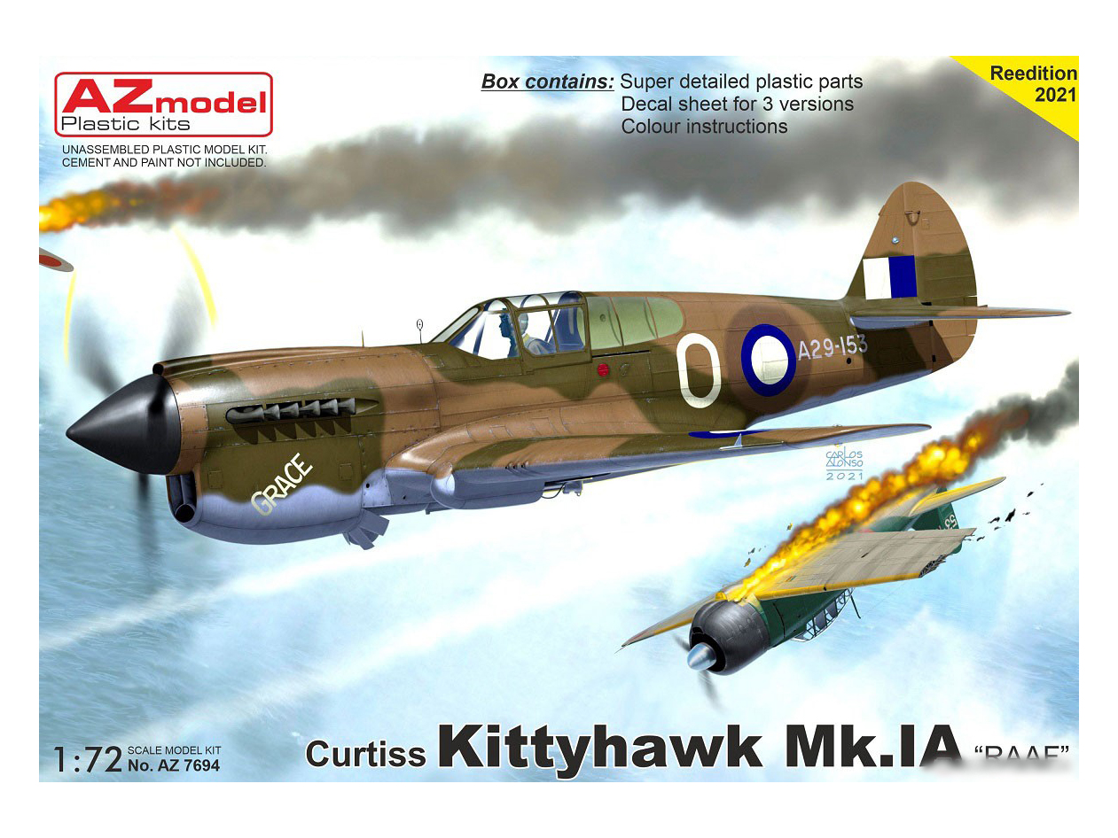 AZ7694  авиация  Kittyhawk Mk.Ia „RAAF“  (1:72)
