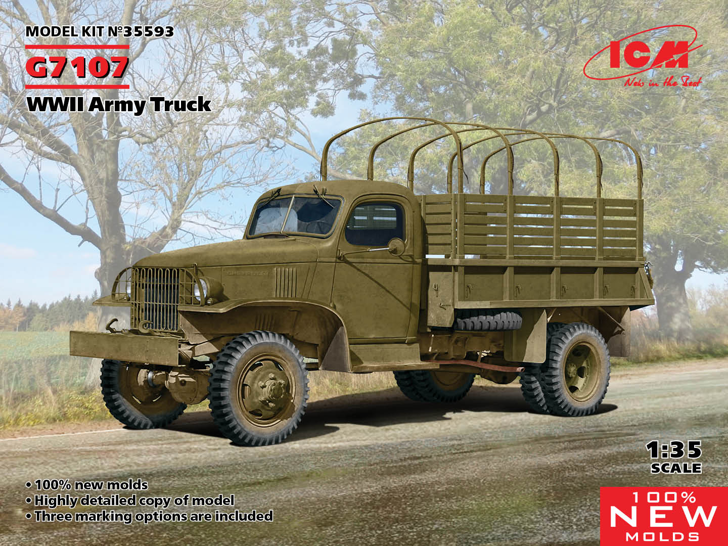 35593  техника и вооружение  G7107 WWII Army Truck  (1:35)