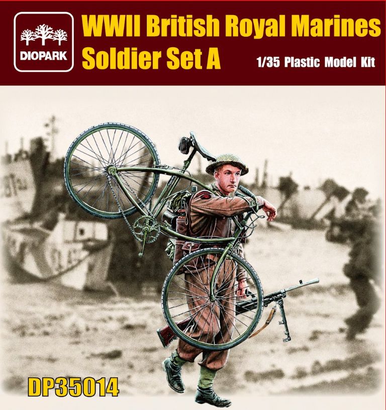 DP35014  фигуры  WWII British Royal Marines Soldier Set A  (1:35)
