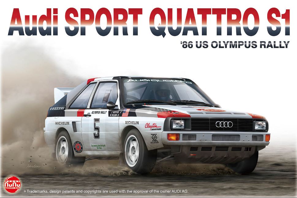 PN24023  автомобили и мотоциклы  Audi Quattro Sport S1 '86 Olympus Rally  (1:24)