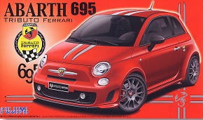 12384  автомобили и мотоциклы  Abarth 695 Tribute to Ferrari  (1:24)