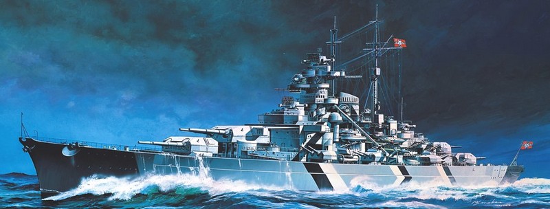 14211  флот  Линкор Tirpitz (1:800)