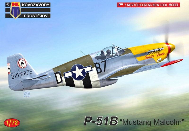 KPM0247  авиация  P-51B „Mustang“ Malcolm“  (1:72)