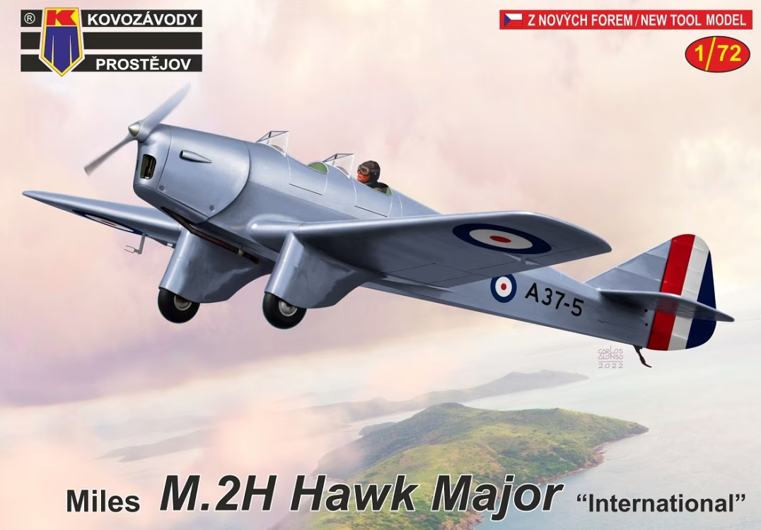 KPM0283  авиация  Miles M.2 Hawk Major "International"  (1:72)