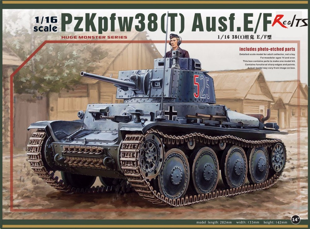 PH16001  техника и вооружение  Pzkpfw. 38(t) Ausf.E/F  (1:16)