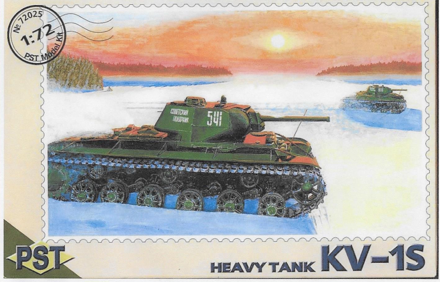 72025  техника и вооружение  KV-1S  (1:72)