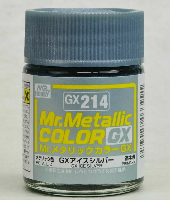 GX214  краска 18мл  Ice Silver Metallic