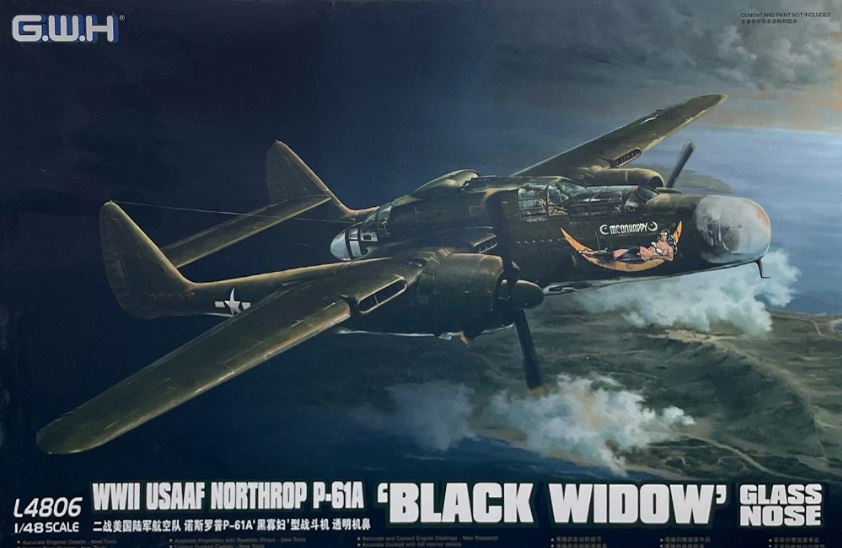 L4806  авиация  Northrop P-61A 'Black Widow' Glass Nose  (1:48)