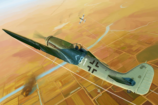 81718  авиация  Focke-Wulf FW190D-11  (1:48)