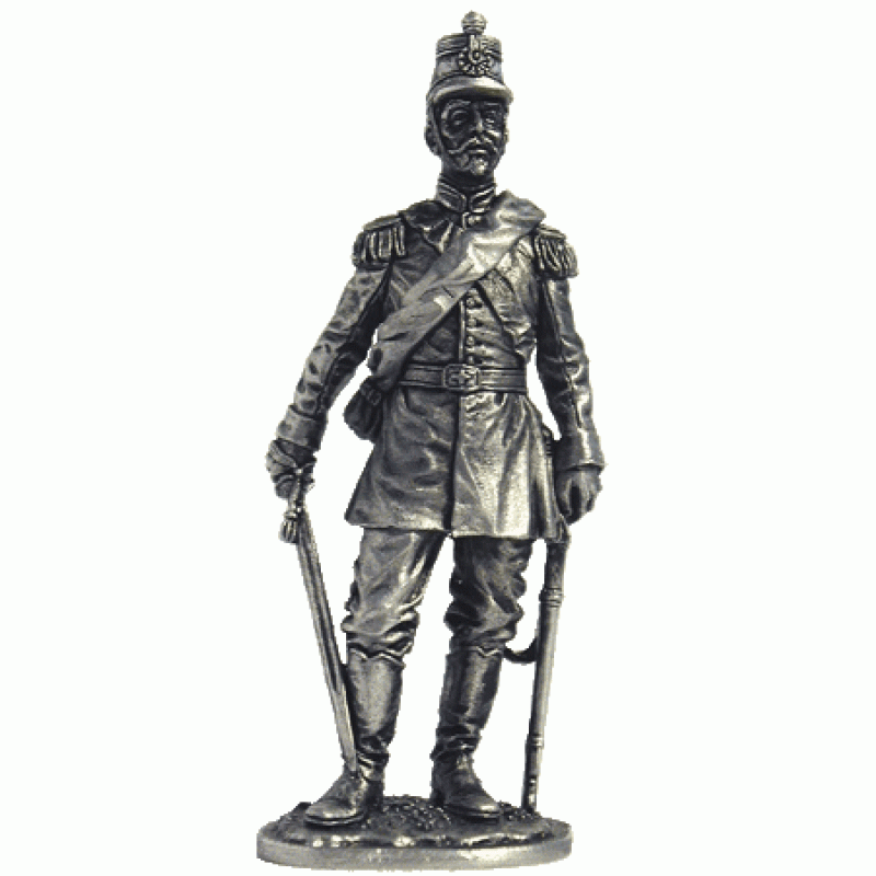 067 M  миниатюра  Пьедемонтский офицер линейной пехоты. Италия 1849