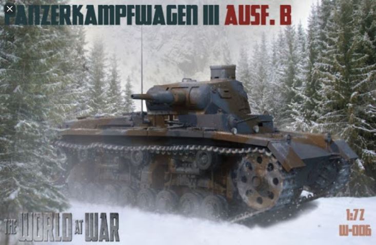W-006  техника и вооружение  Panzerkampfwagen III Ausf.B  (1:72)
