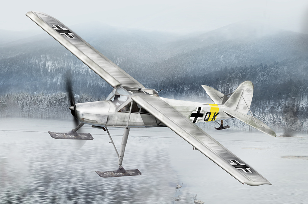80183  авиация  Fieseler Fi-156 C-3 Skiplane  (1:35)