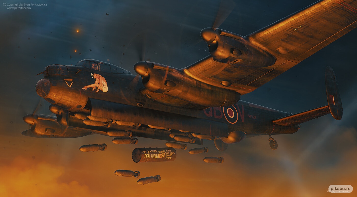 01E012  авиация  Avro Lancaster B Mk.I/Mk.III/Dambuster Limited Ed. (3 in 1)  (1:32)