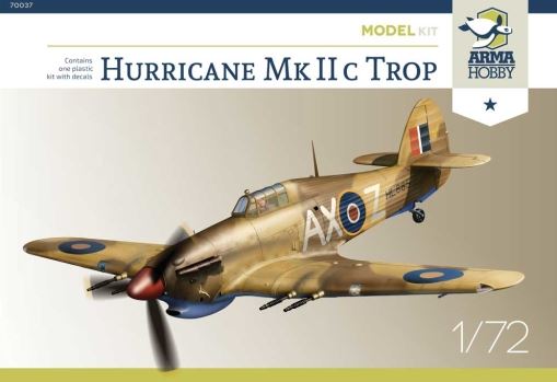 70037  авиация  Hurricane Mk IIc Trop  (1:72)