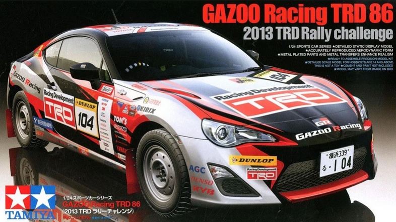 24337  автомобили и мотоциклы  Gazoo Racing TRD 86  (1:24)