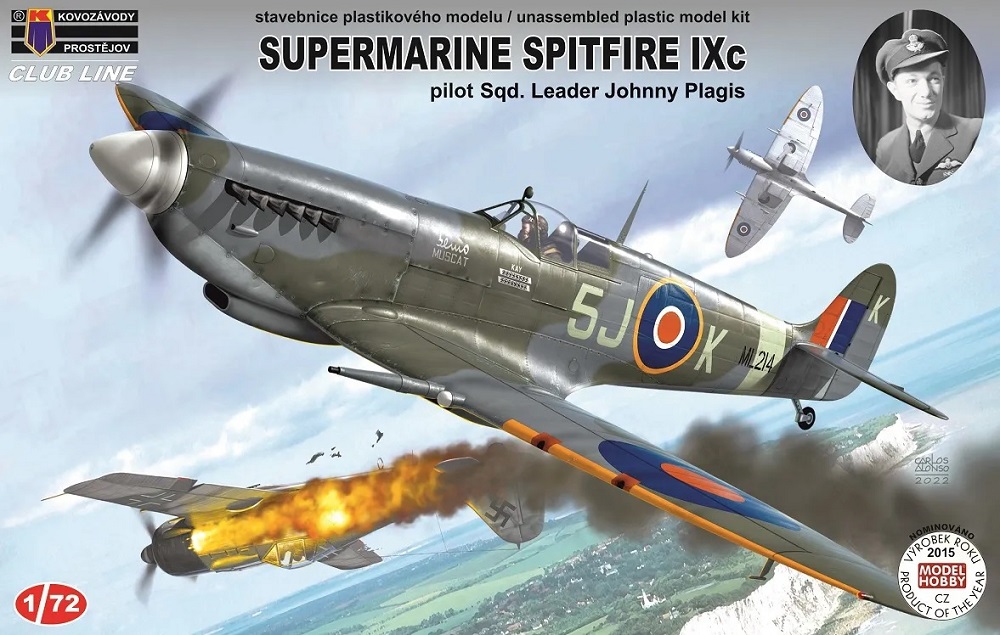 CLK0006  авиация  Spitfire IXc Johnny Plagis  (1:72)