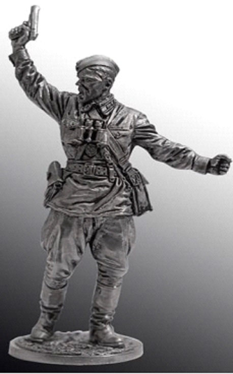 WW2-71  миниатюра  Комбат, капитан пехоты Красной Армии. 1941-43гг. СССР