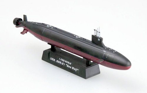 37302  флот  Подводная лодка  USS. SSN-21 "Си Вулф" (1:700)