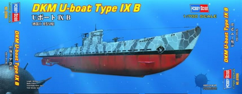 87006  подводная лодка  DKM U-boat Type B (1:700)