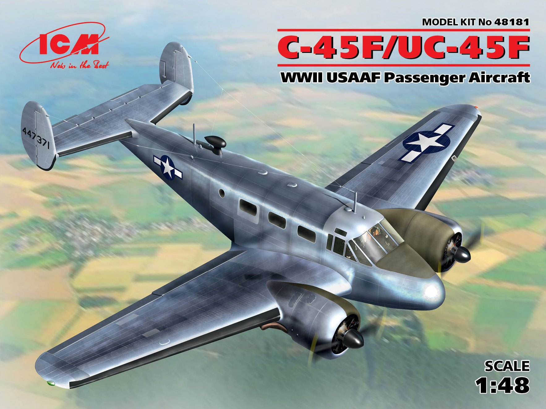 48181  авиация  C-45F/UC-45F ВВС США IIМВ  (1:48)