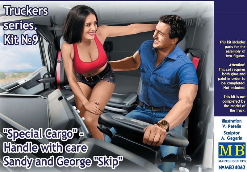 MB24062  фигуры  “Special Cargo” - Handle with care Sandy and George “Skip”  (1:24)