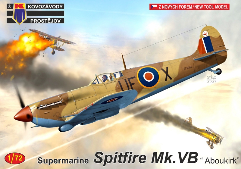 KPM0257  авиация  Spitfire Mk.VB „Aboukir“  (1:72)