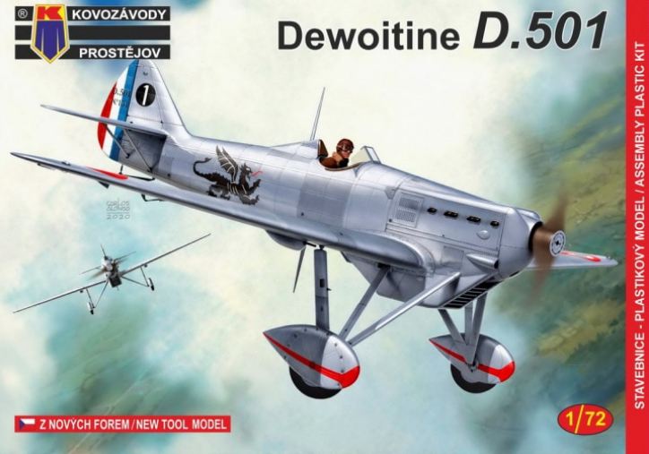 KPM0178  авиация  Dewoitine D-501 'In French service'  (1:72)