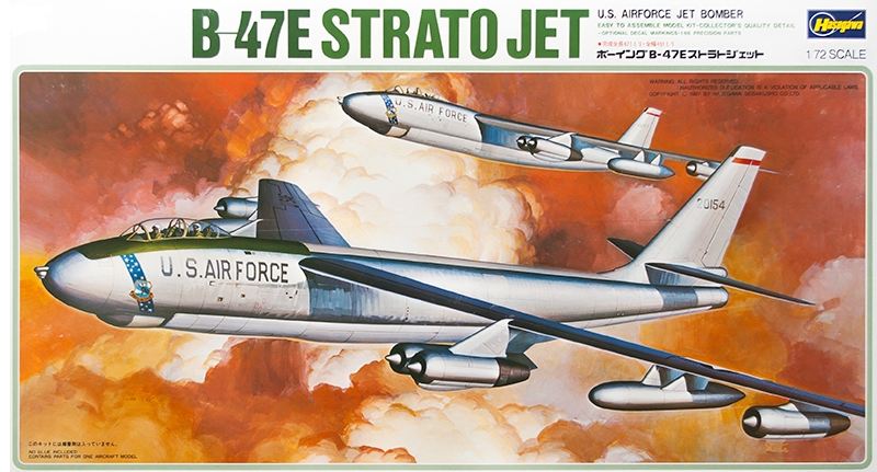 04057  авиация  B-47E STRATOJET  (1:72)