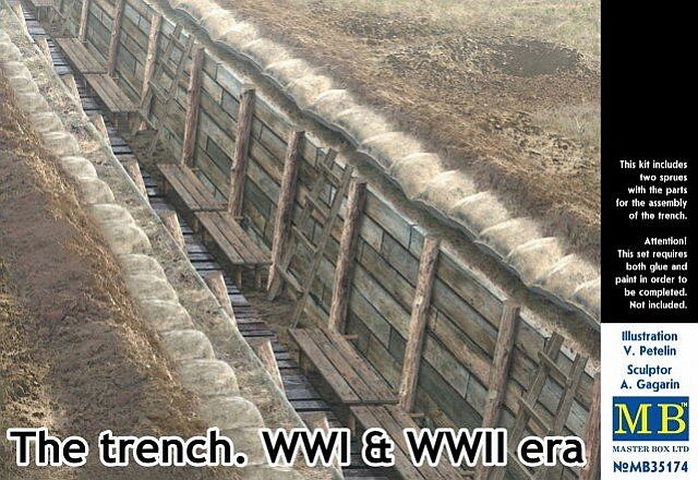 MB35174  Наборы для диорам  The Trench. WWI & WWII Era  (1:35)