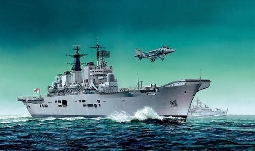 7072  флот  HMS Invincible 25th Falklands War Anniversary  (1:700)