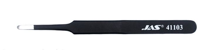 41103  ручной инструмент  Пинцет прямой, плоские губки, 120 мм