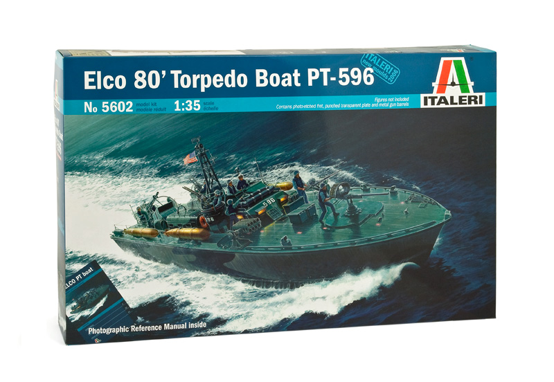 5602  флот  ELCO 80' TORPEDO BOAT PT-596  (1:35)