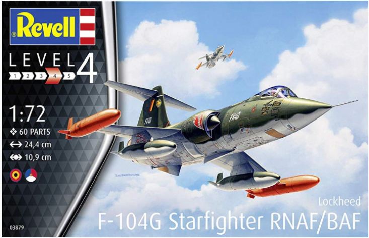 03879  авиация  F-104G Starfighter RNAF/BAF  (1:72)