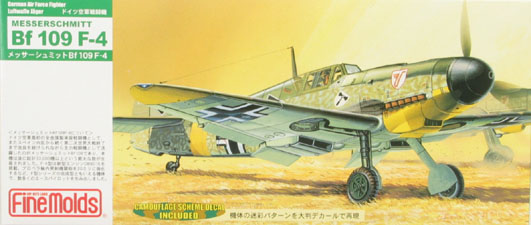 FL 2  авиация  Messerschmitt Bf109 F-4 (1:72)