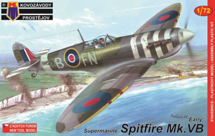 KPM0057  авиация  Supermarine Spitfire Mk.VB “Early”  (1:72)