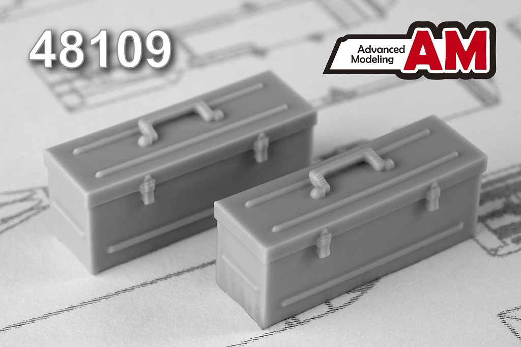 AMC 48109  дополнения из смолы  Инструментальный ящик   (1:48)