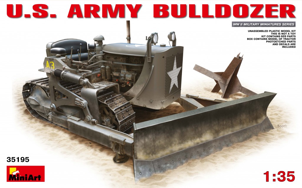 35195  техника и вооружение  U.S. ARMY BULLDOZER  (1:35)
