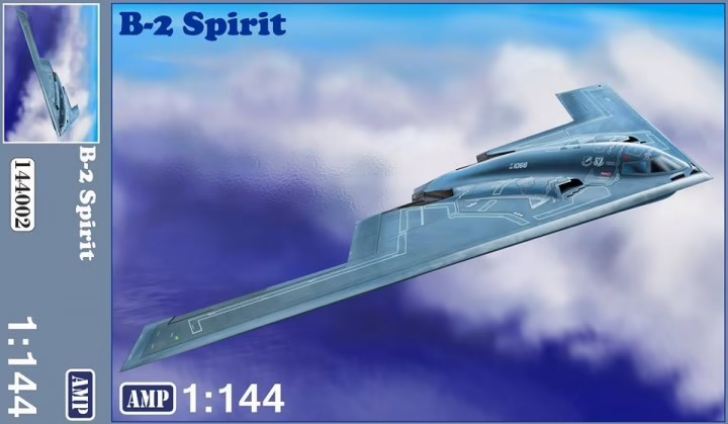 144002  авиация  B-2 Spirit  (1:144)