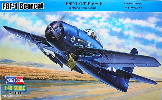 80356  авиация  F8F-1 Bearcat  (1:48)